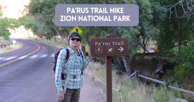 Cover image for blog post about hiking pa'rus trail in Zion National Park