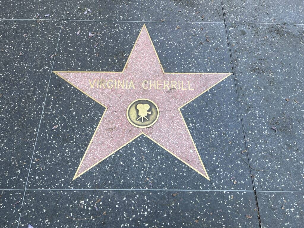 Virginia Cherrill Star - Hollywood Walk of Fame