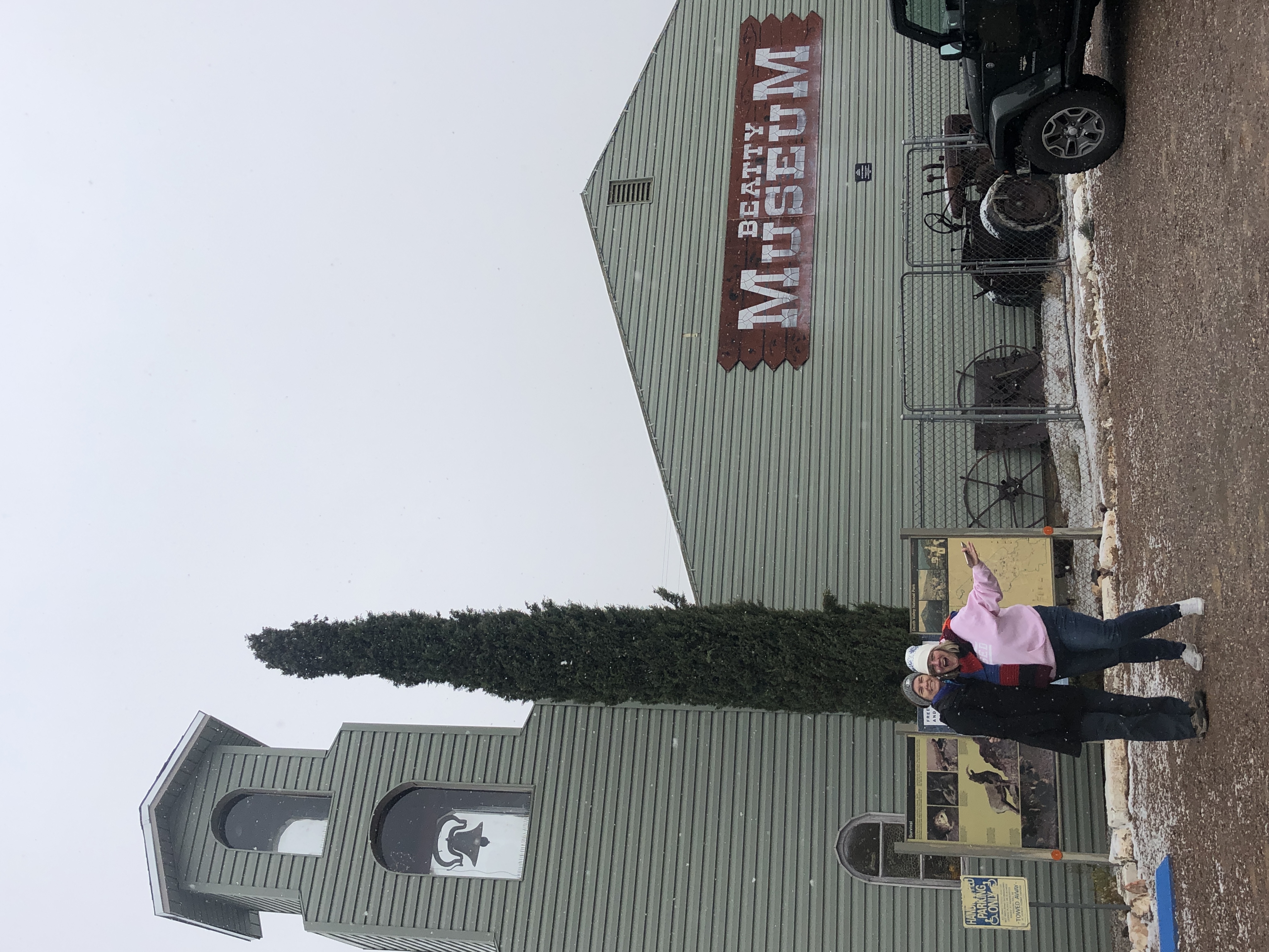 Outside of Beatty Museum in Nevada