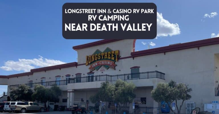 Cover image for blog post about rv camping at Longstreet Inn and Casino RV Park