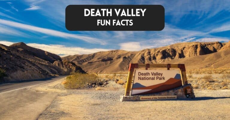 Cover image for blog post article about Death Valley fun facts