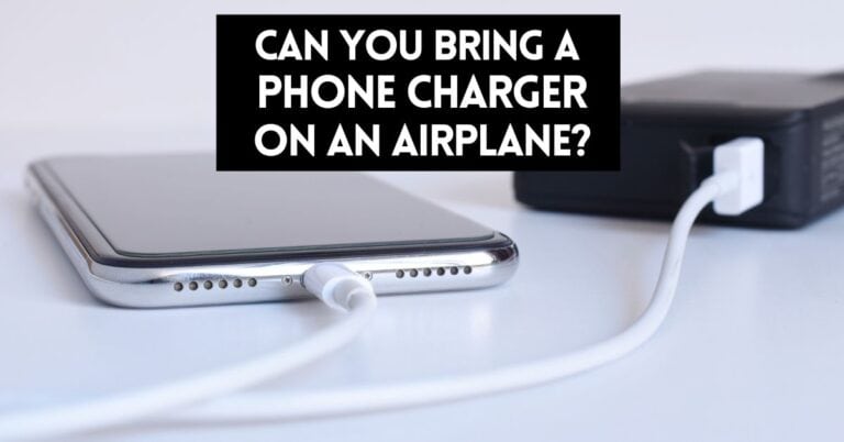 Cover image for article about can you bring a phone charger on a plane