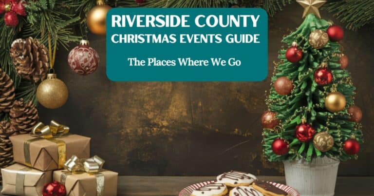 Blog post cover image for article about Christmas events in Riverside County