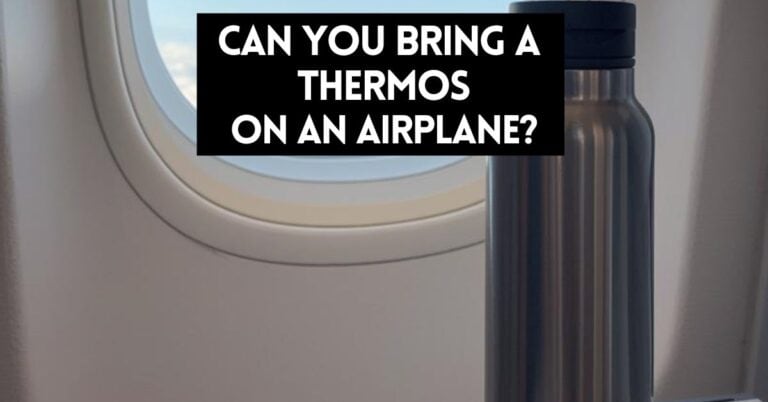 cover image for article about can i bring a thermos on an airplane