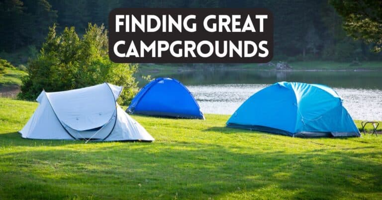 Cover image for biog post about finding great campgrounds