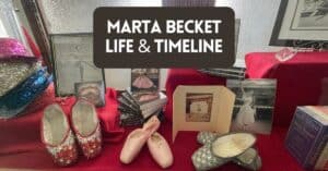 Cover image for blog post about Marta Becket life and timeline