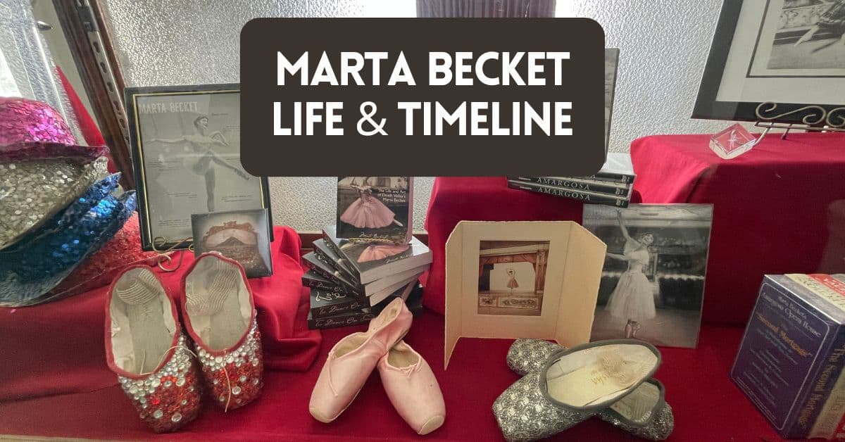 Cover image for blog post about Marta Becket life and timeline