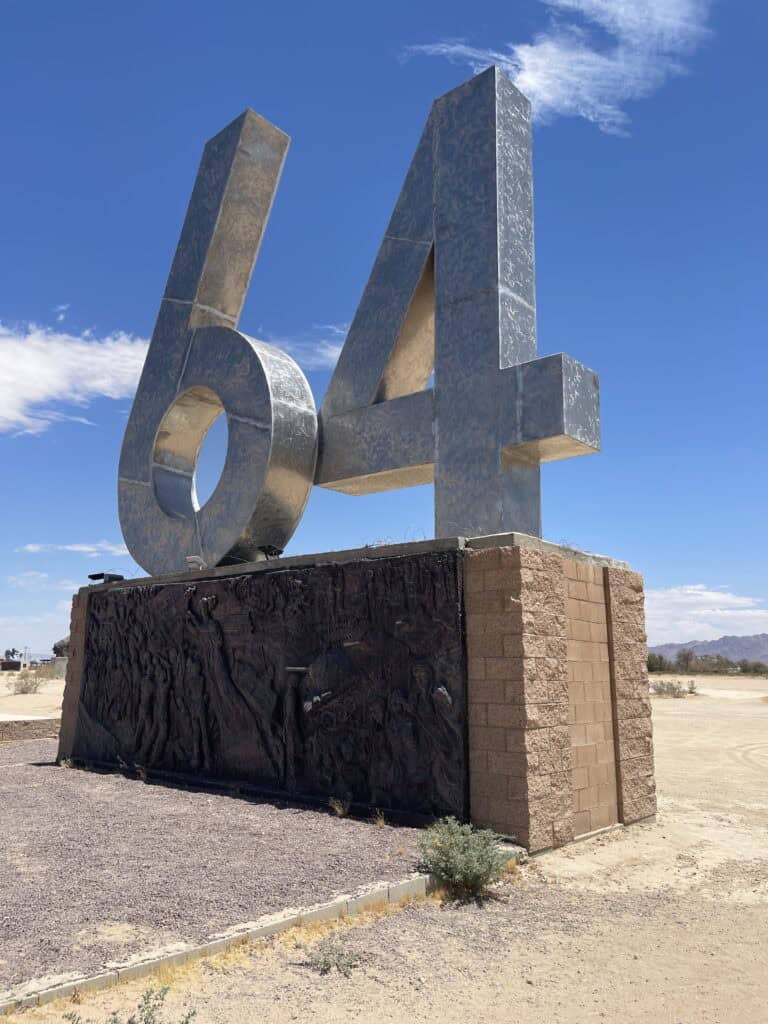 64 Sculpture at Liberty Sculpture Park in Yermo, CA