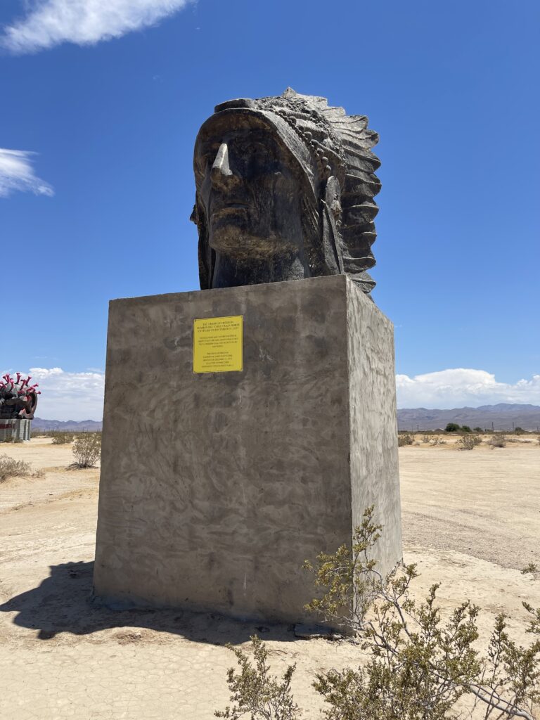 The Origin of Freedom—Number One: Chief Crazy Horse at Liberty Sculpture Park in Yermo, CA