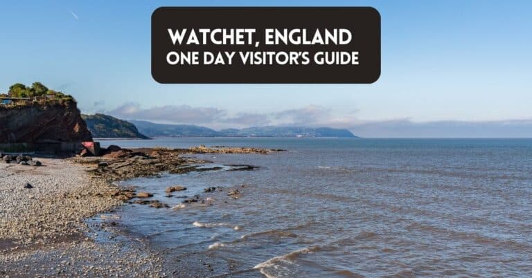 cover page for article about one day visitor's guide to Watchet England